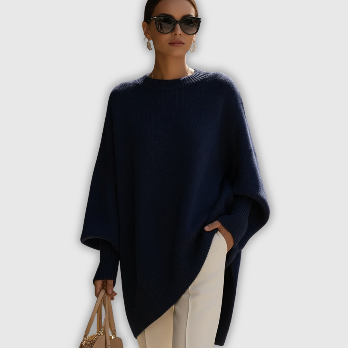 Marjorie | Oversize-Pullover mit Fledermausärmeln