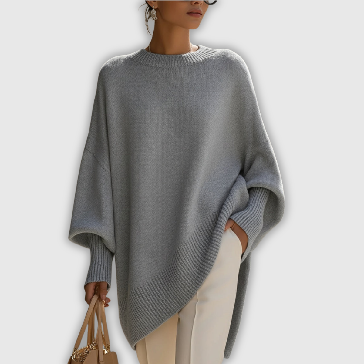 Marjorie | Oversize-Pullover mit Fledermausärmeln