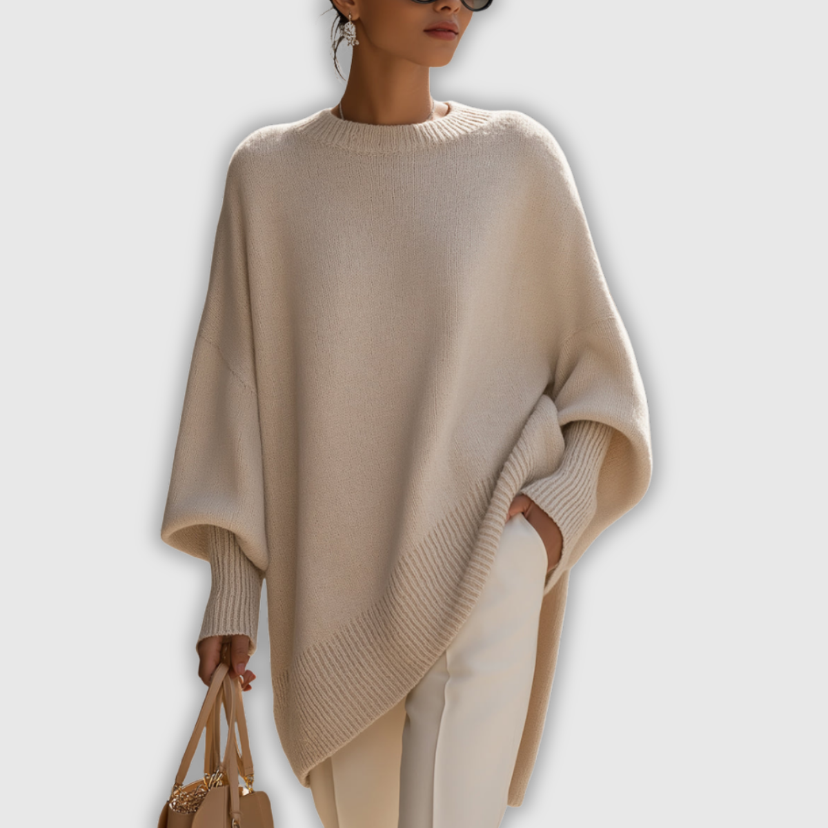 Marjorie | Oversize-Pullover mit Fledermausärmeln