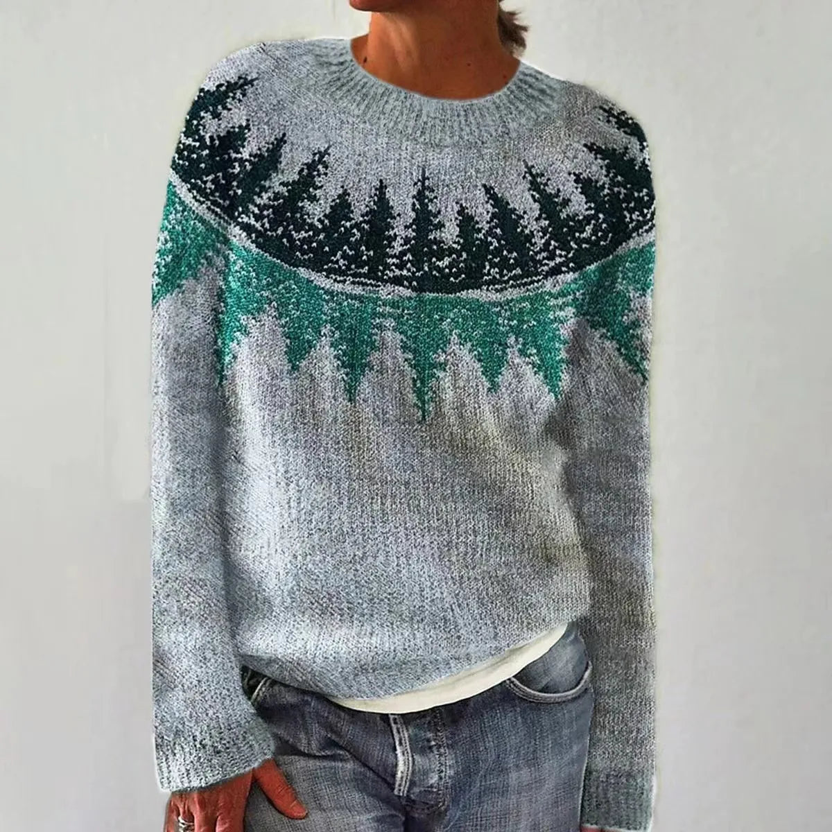 Ethel | Strickpullover mit Norwegermuster