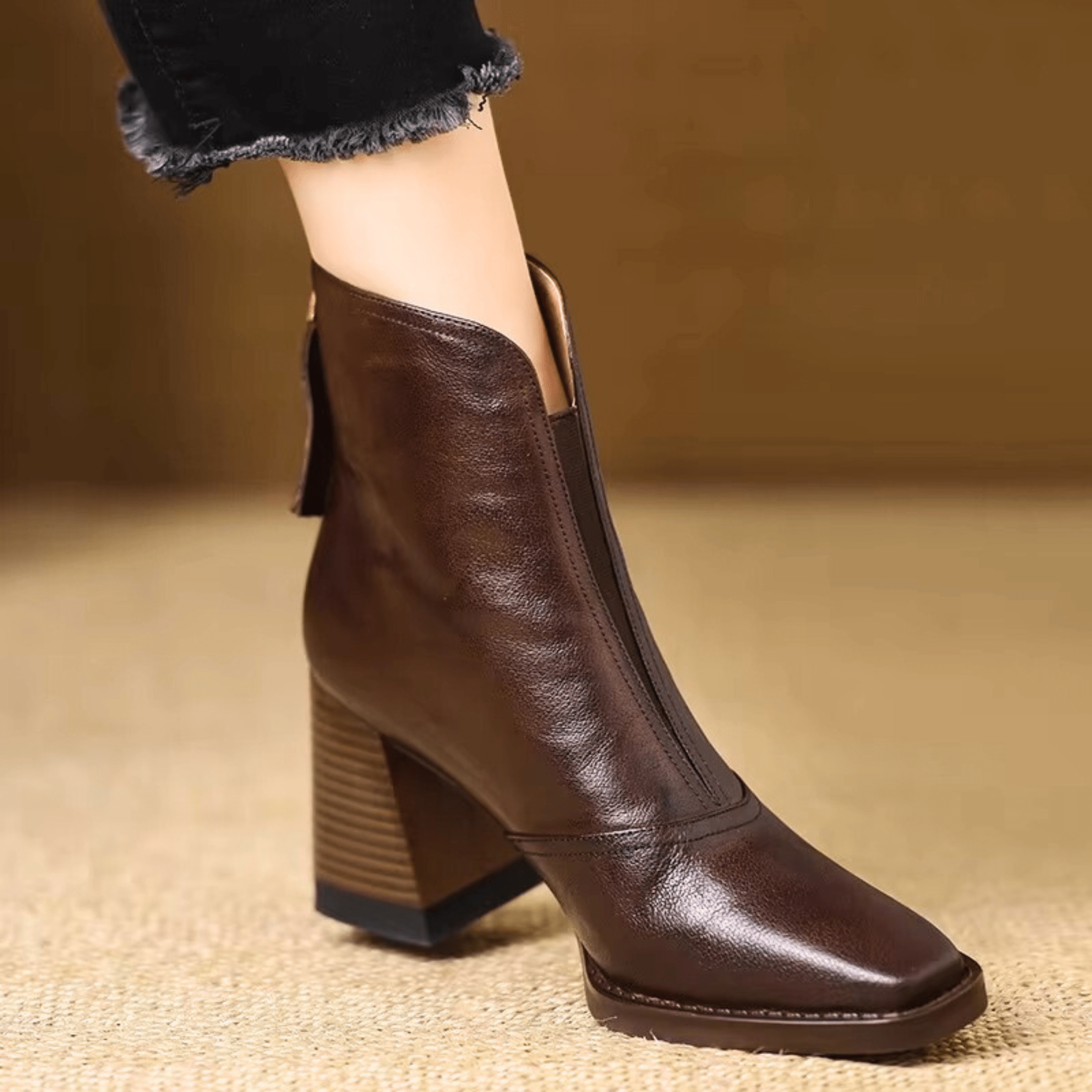Claudia | Elegante Stiefeletten mit mittelhohem Absatz